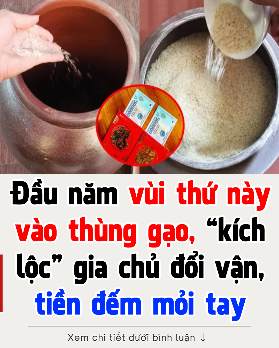 Đầu năm vùi thứ này vào thùng gạo, “kích lộc” gia chủ đổi vận, tiền đếm mỏi tay