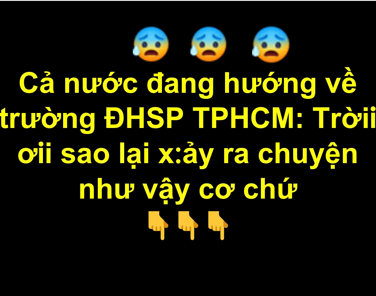 Cả nước đang hướng về trường ĐHSP TPHCM