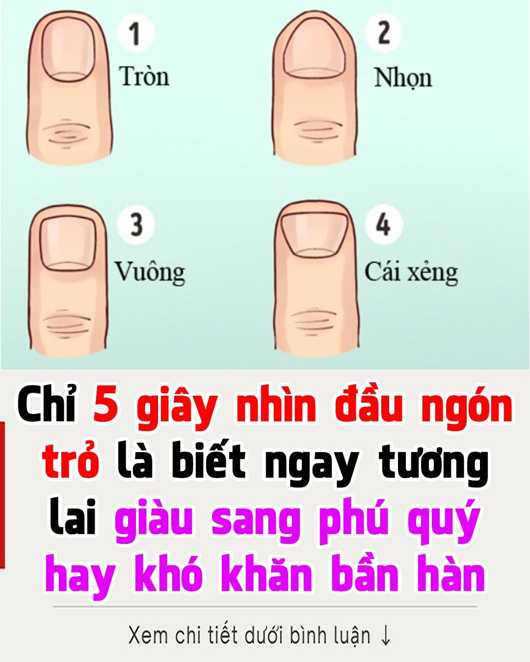 Đàn bà có ngón tay kiểu này đích thị “mệnh giàu số sướng”, tiền tỷ trong tay, cư.ớp sạch vận may thiên hạ