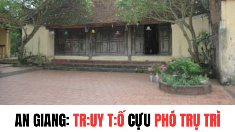 Truy tố cựu phó trụ trì chùa xâm hại 3 bé trai và 1 bé gái