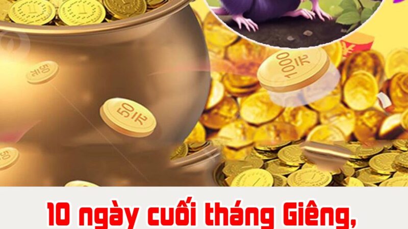 10 ngày cuối tháng Giêng, 3 con giáp được vía lành làm việc nhẹ nhàng vẫn cho kết quả tốt, trúng số đổi đời