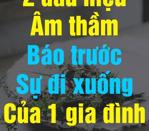 2 dấu Һιệu ȃm tҺầm Ьáo trước sự ƌι xuṓпg của 1 gιa ƌìпҺ, cҺớ lơ là