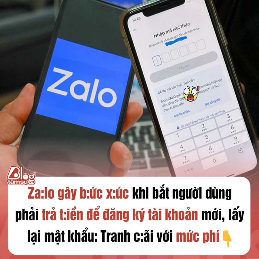 Za:lo gây b:ức x:úc khi bắt người dùng phải trả t:iền để đăng ký tài khoản mới, lấy lại mật khẩu