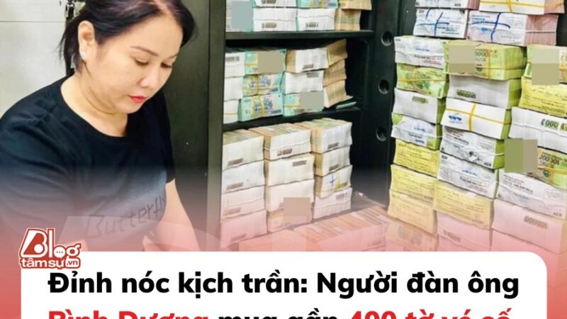 Người đàn ông ở Bình Dương mua gần 400 tờ vé số, muốn nhận tiền mặt giao dịch ở công viên