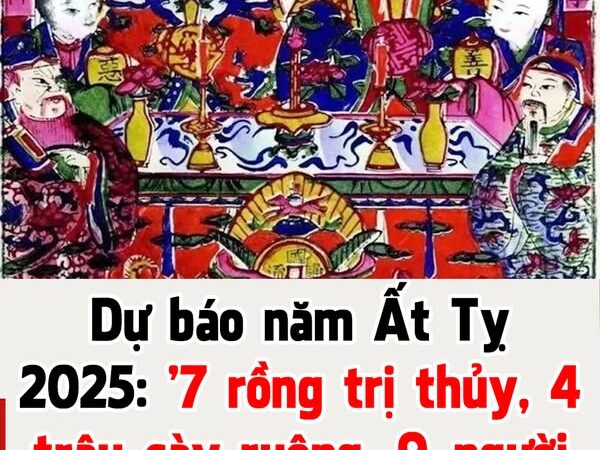 Ất Tỵ 2025 là năm ‘7 rồng trị thủy, 4 trâu cày ruộng, 9 người chia bánh’: Vì sao