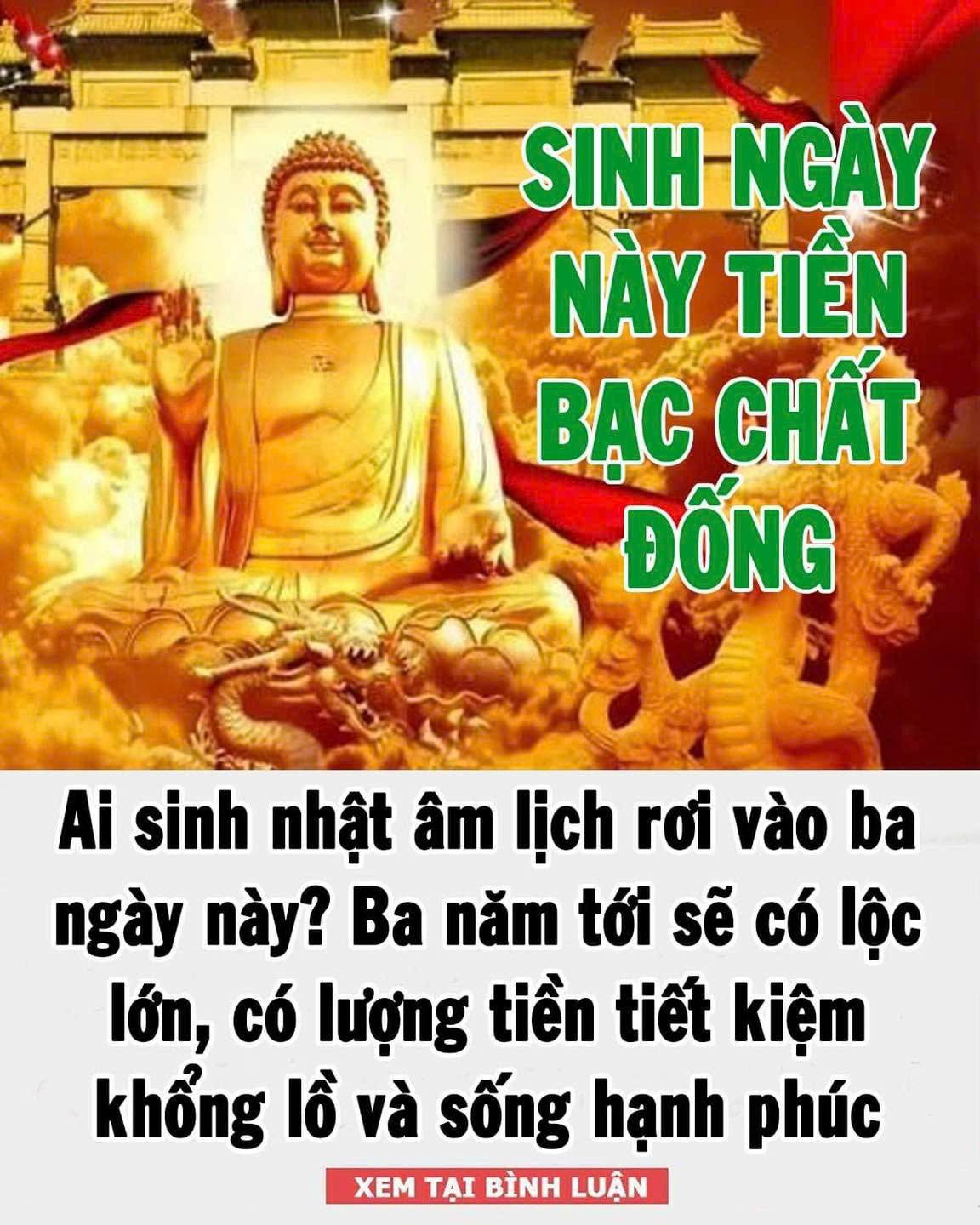 Ai sinh nhật âm lịch rơi vào ba ngày này? Ba năm tới sẽ có lộc lớn, có lượng tiền tiết kiệm khổng lồ và sống hạnh phúc