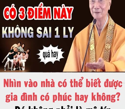 Nhìn vào nhà có thể biết được gia đình có phúc hay không? Đó không phải là mê tín