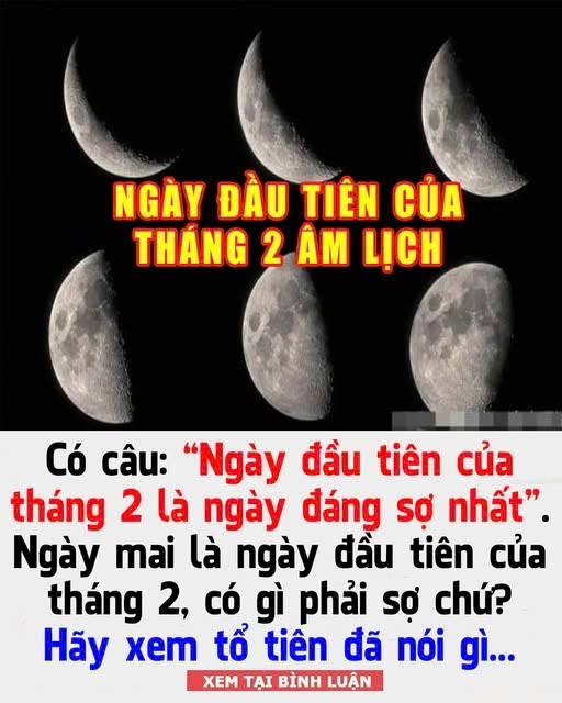 Có câu: “Ngày đầu tiên của tháng 2 là ngày đáng sợ nhất”. Ngày mai là ngày đầu tiên của tháng 2, có gì phải sợ chứ? Hãy xem tổ tiên đã nói gì