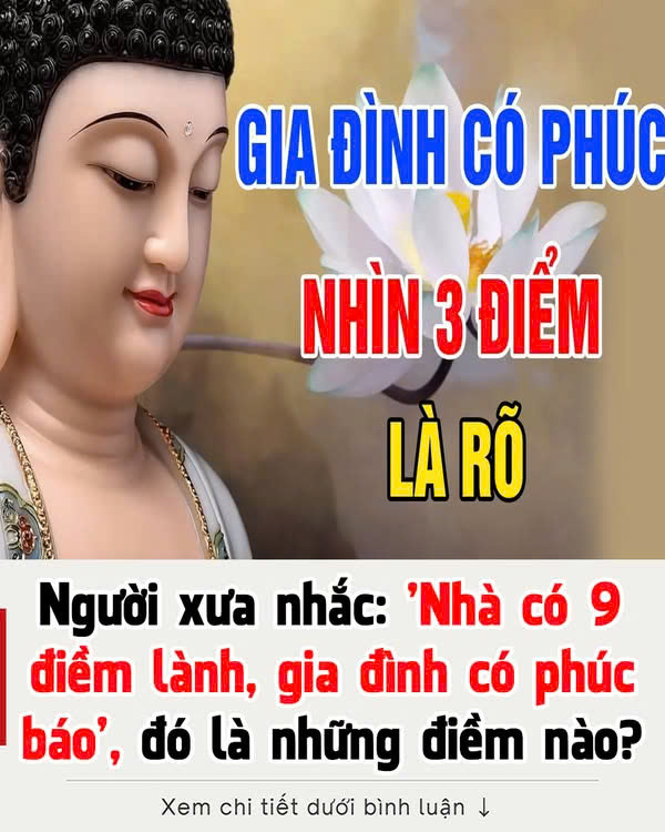 Người xưa nhắc: ‘Nhà có 9 điềm lành, gia đình có phúc báo’, đó là những điềm nào?