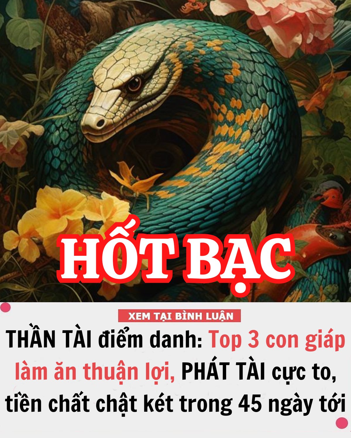 THẦN TÀI điểm danh: Top 3 con giáp làm ăn thuận lợi, PHÁT TÀI cực to, tiền chất chật két trong 45 ngày tới