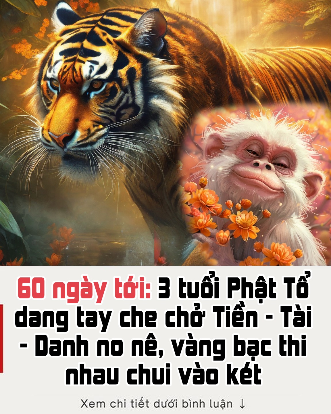 60 ngày tới: 3 tuổi Phật Tổ dang tay che chở Tiền – Tài -Danh no nê, vàng bạc thi nhau chui vào két