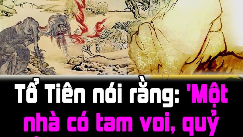 Tổ Tiên nói rằng: ‘Một nhà có tam voi, quỷ thần không dám động’, tam voi là thứ gì?