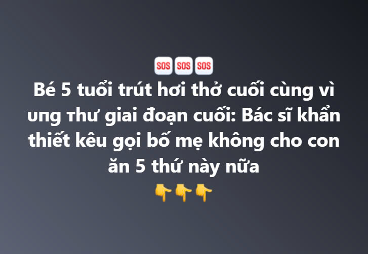 Bé gái 5 tuổi bị K giai đoạn cuối, bài học cảnh tỉnh cho bố mẹ