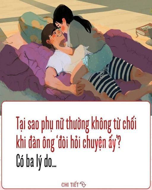 Tại sao phụ nữ thường không từ chối khi đàn ông ‘đòi hỏi chuyện ấ.y’? Có ba lý do.