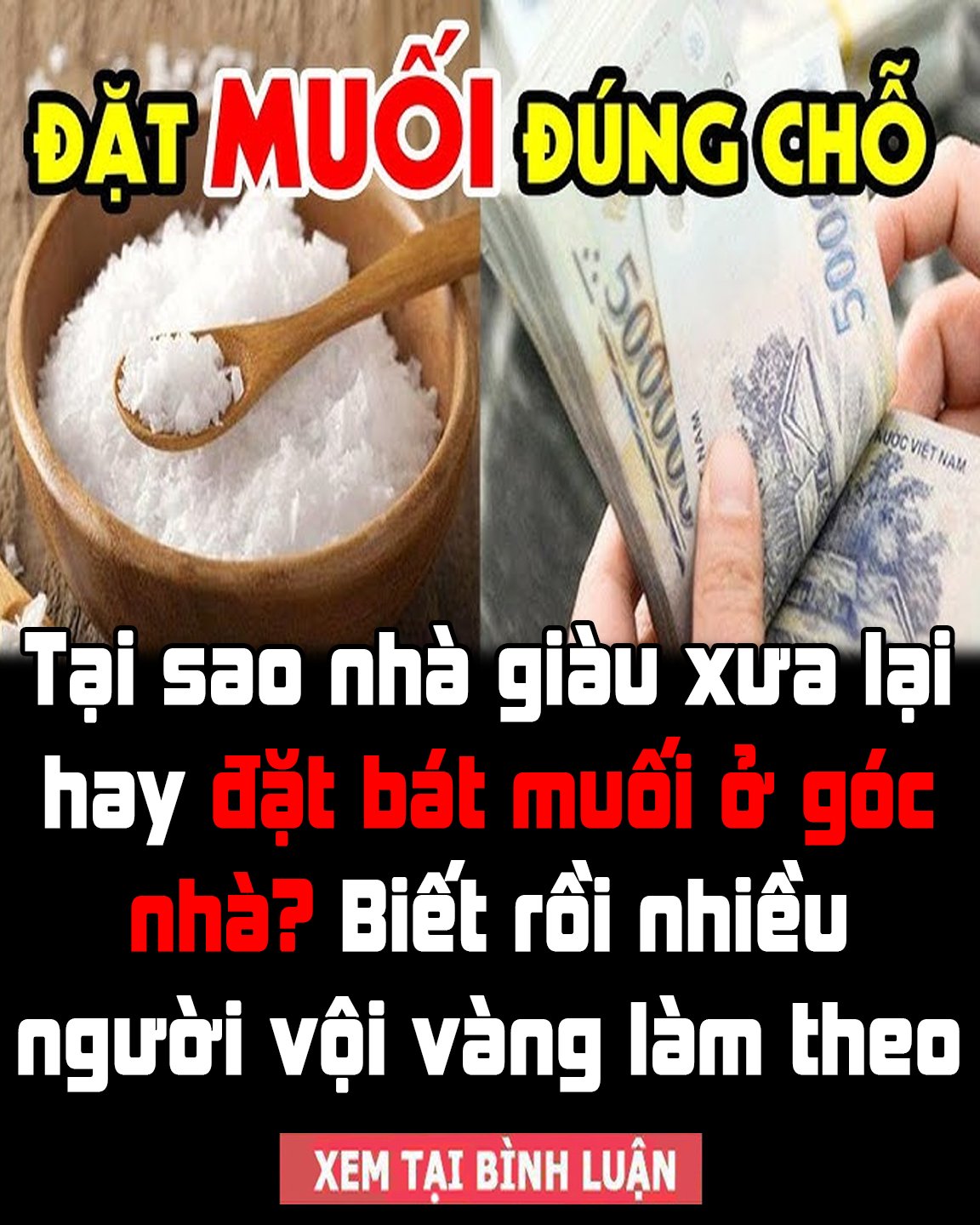 Tại sao nhà giàu xưa lại hay đặt bát muối ở góc nhà? Biết rồi nhiều người vội vàng làm theo