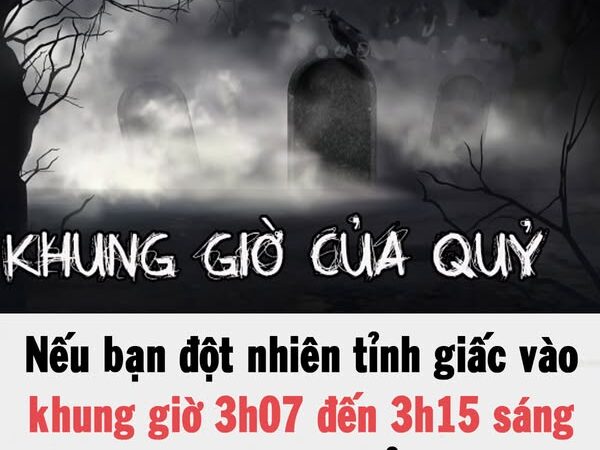 Nếu đột nhiên tỉnh giấc vào khung giờ 3h07 đến 3h15 sáng thì phải hết sức cẩn trọng