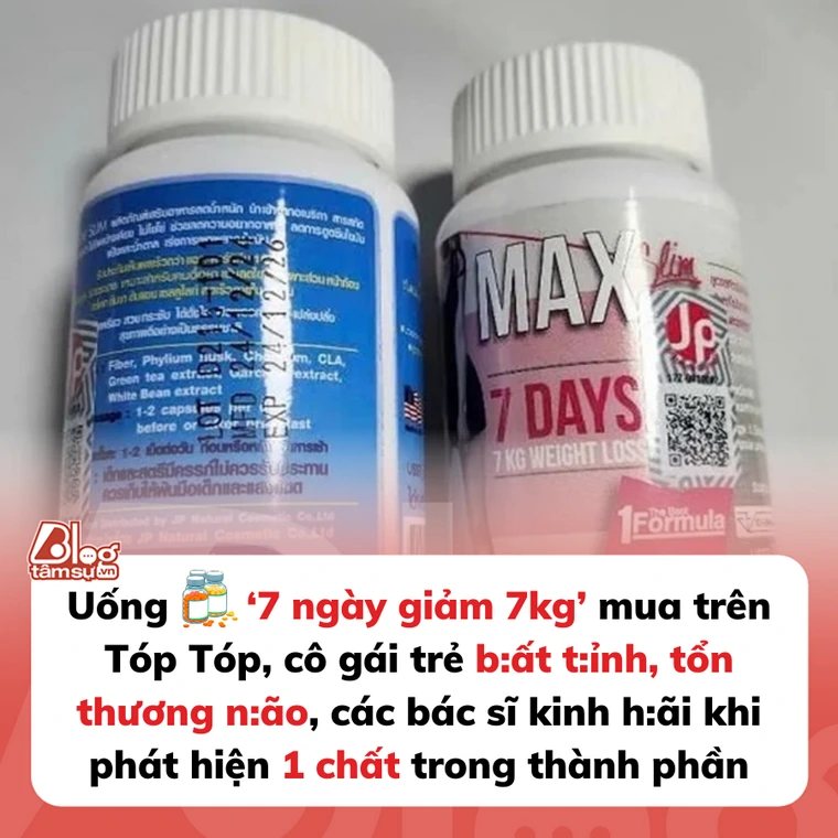 Uống thuốc ‘7 ngày giảm 7kg’ mua trên TikTok, cô gái trẻ b:ất tỉ:nh, tổn thương n:ão