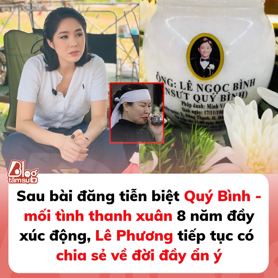 Sau bài đăng tiễn biệt Quý Bình – mối tình thanh xuân 8 năm đầy xúc động, Lê Phương tiếp tục có chia sẻ về đời đầy ẩn ý