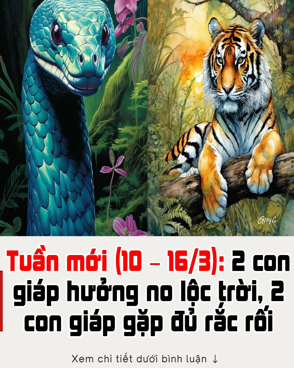 Tuần mới (10 – 16/3): 2 con giáp hưởng no lộc trời, 2 con giáp gặp đủ rắc rối