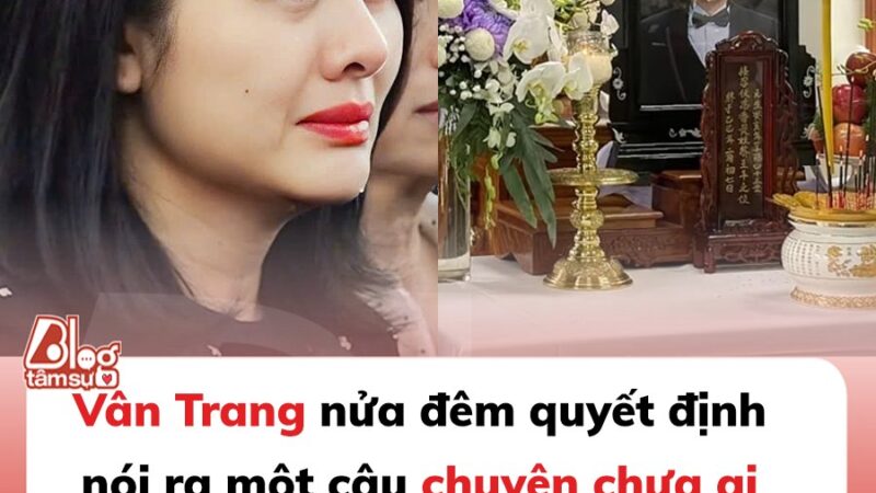 Vân Trang nửa đêm quyết định nói ra một câu chuyện chưa ai biết về cố diễn viên Quý Bình, đọc xong cả Vbiz đều vô cùng bất ngờ