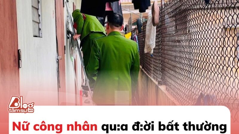 Nữ công nhân qu:a đ:ời bất thường trong nhà trọ ở Hải Dương