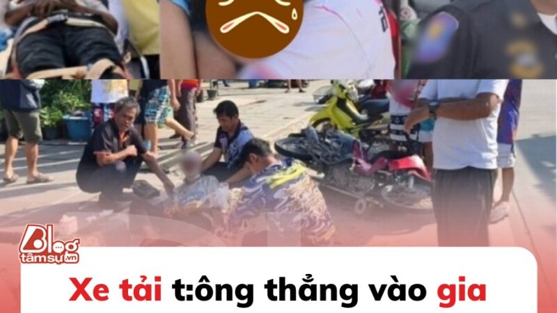 Rúng động MXH: Xe tải đâm thẳng vào gia đình 4 người, người mẹ mang th:ai ra đi tại chỗ