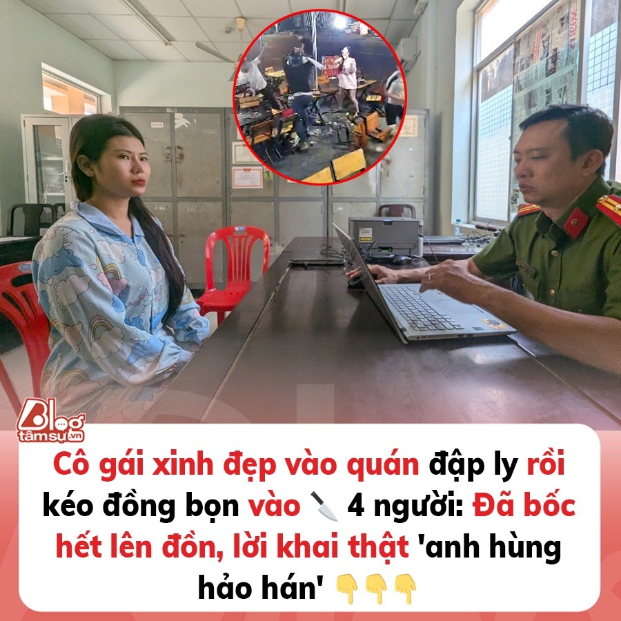 Vụ cô gái đập ly, 2 thanh niên lao vào chém 4 người: Các đối tượng khai gì?