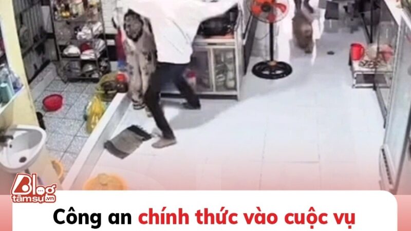 Clip người vợ bị chồng đánh gục khi đang nấu ăn: Công an vào cuộc