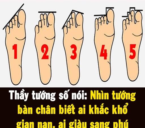 Thầy tướng số nói: Nhìn tướng bàn chân biết ai khắc khổ gian nan, ai giàu sang phú quý, chuẩn hơn nhìn mặt