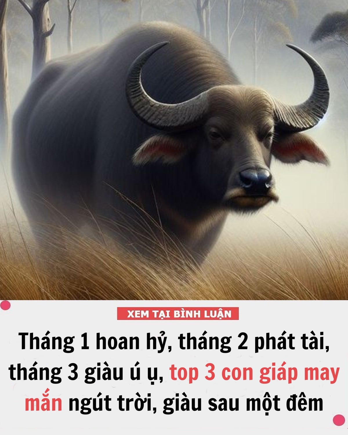 Tháng 1 hoan hỷ, tháng 2 phát tài, tháng 3 giàu ú ụ, top 3 con giáp may mắn ngút trời, giàu sau một đêm khiến ai cũng hờn