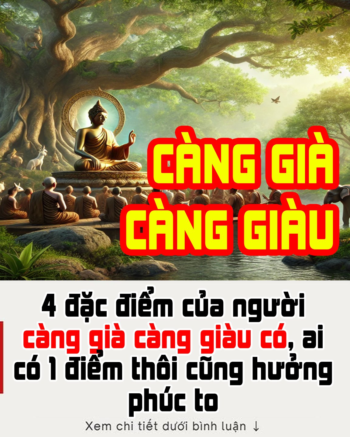 4 đặc điểm của người càng già càng giàu có, ai có 1 điểm thôi cũng hưởng phúc to