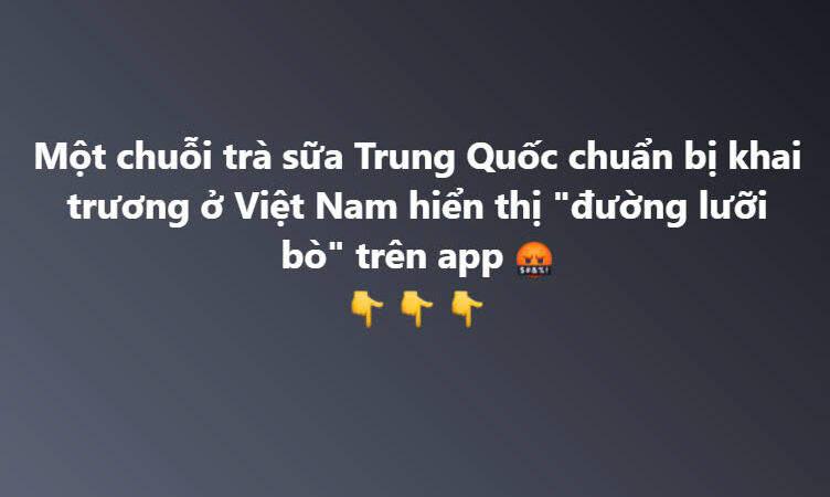 Trà sữa Chagee bị kêu gọi tẩy chay vì ứng dụng chứa ‘đường lưỡi bò’